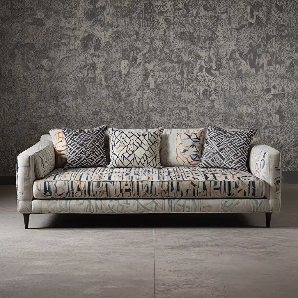 Graphic Patterns Make a Statement in Modern Sofa Design