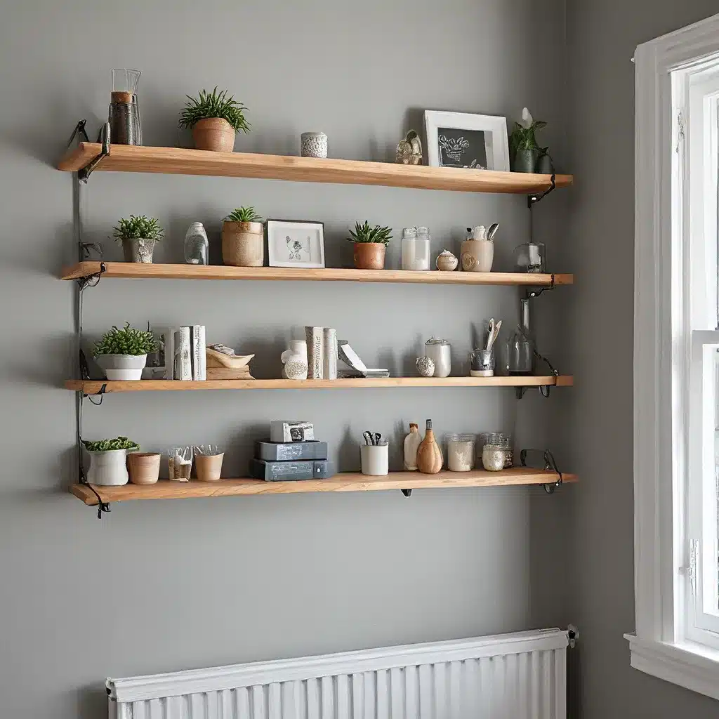 Hanging Shelves Add Space