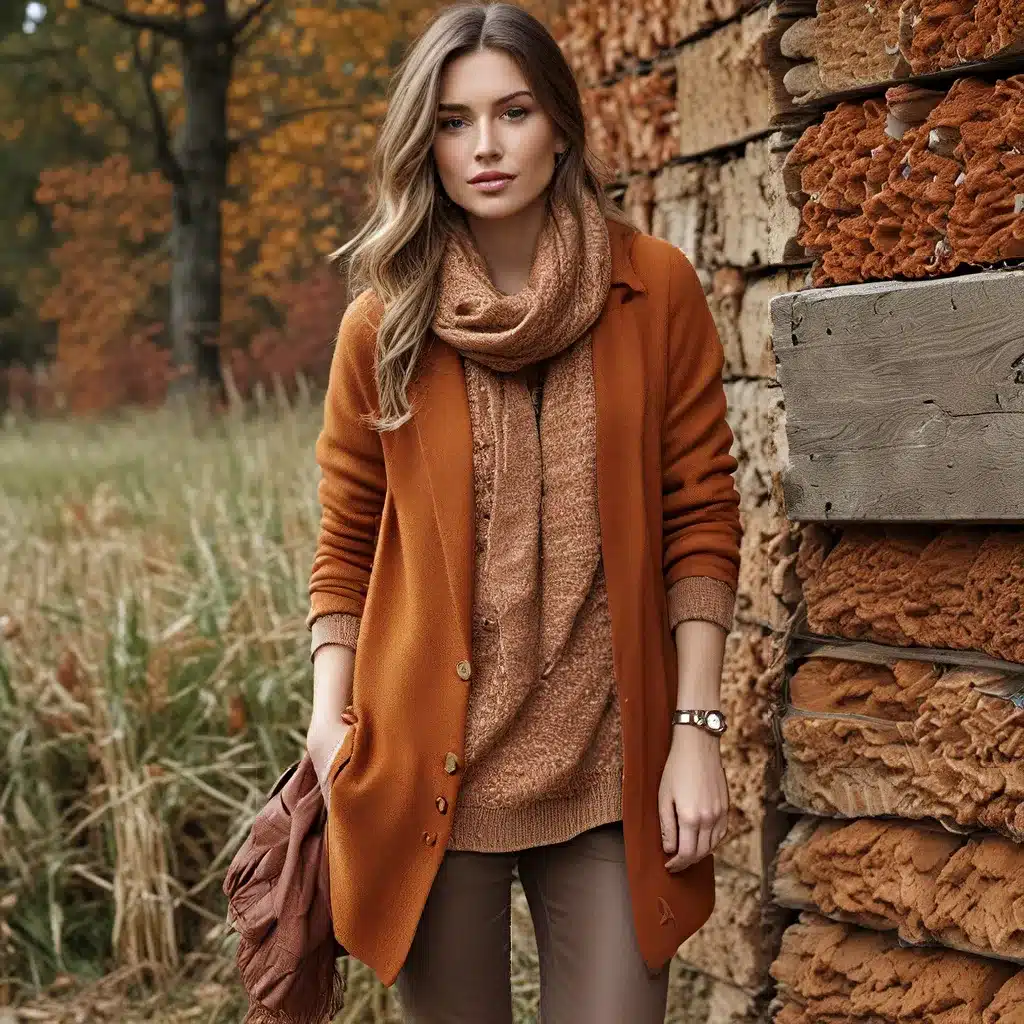 Harvest Hues and Cozy Textures for Autumn Style