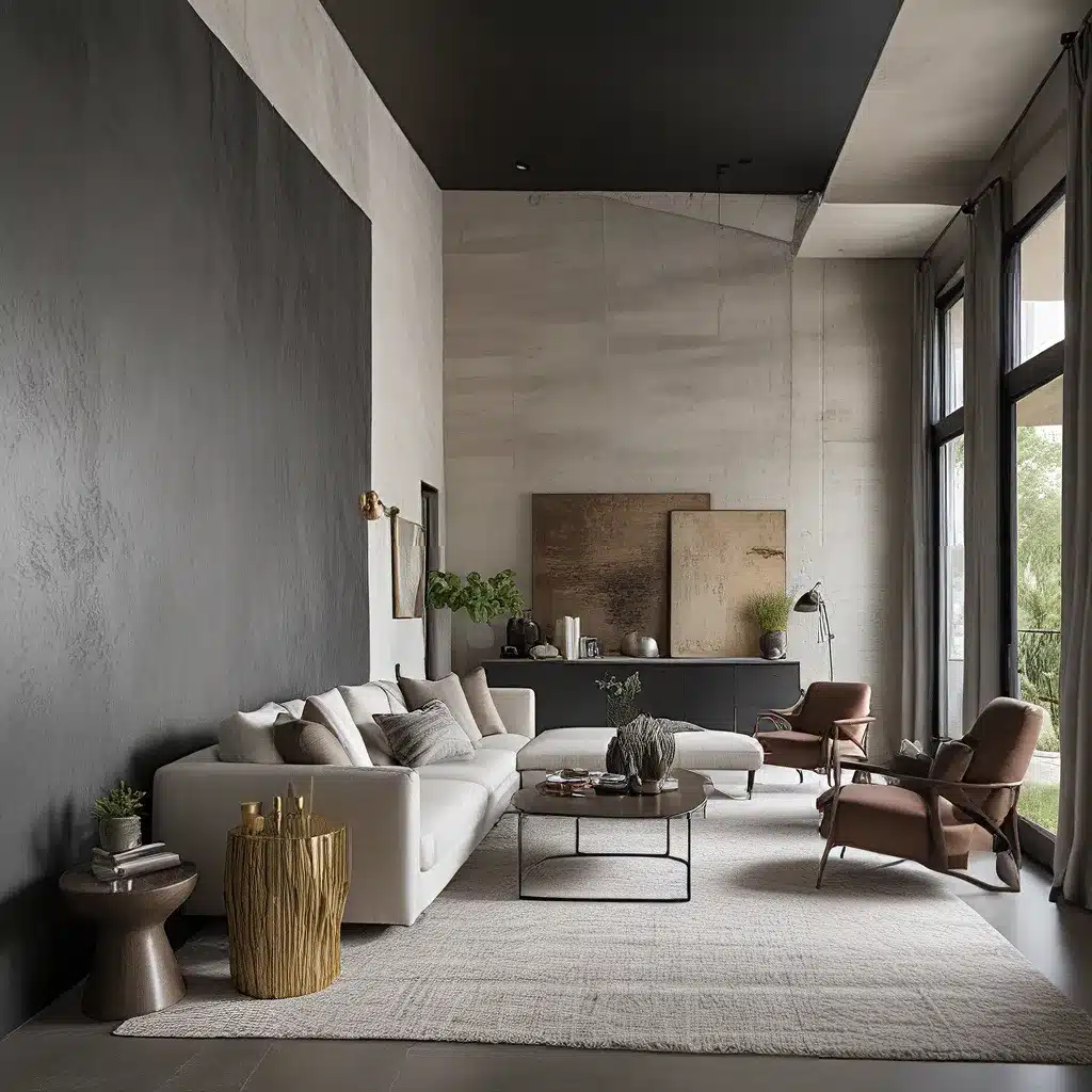 High-Low Textural Contrasts Define Luxury Modern Design