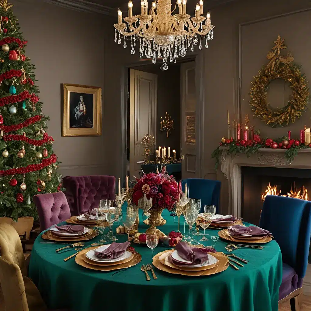 Jewel-Toned Elegance: Luxurious Holiday Decor