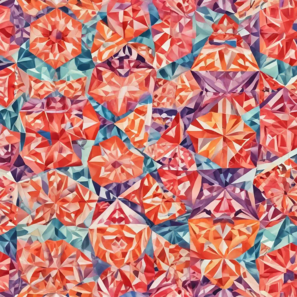 Kaleidoscopic Confections: Playful Geometric Prints