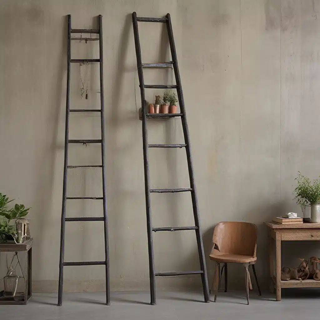 Ladders Add Industrial Flair