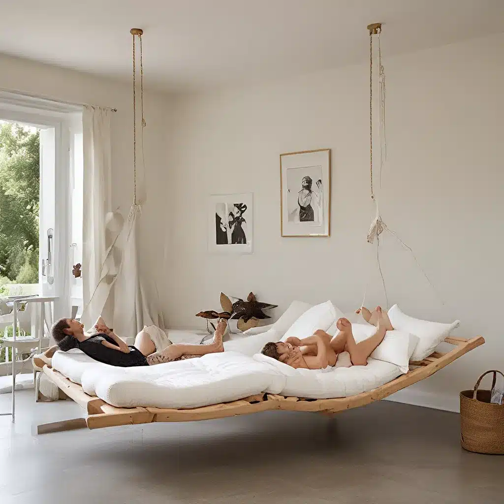 Lofty Lounging: Suspended Chaises for Stylish Couple Time