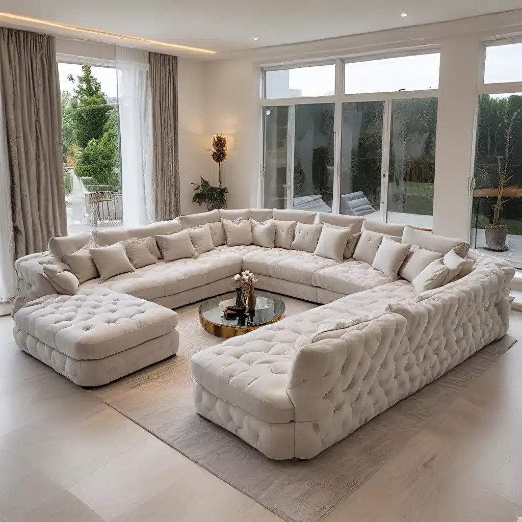 Lounging Luxury With U Shaped Sofas