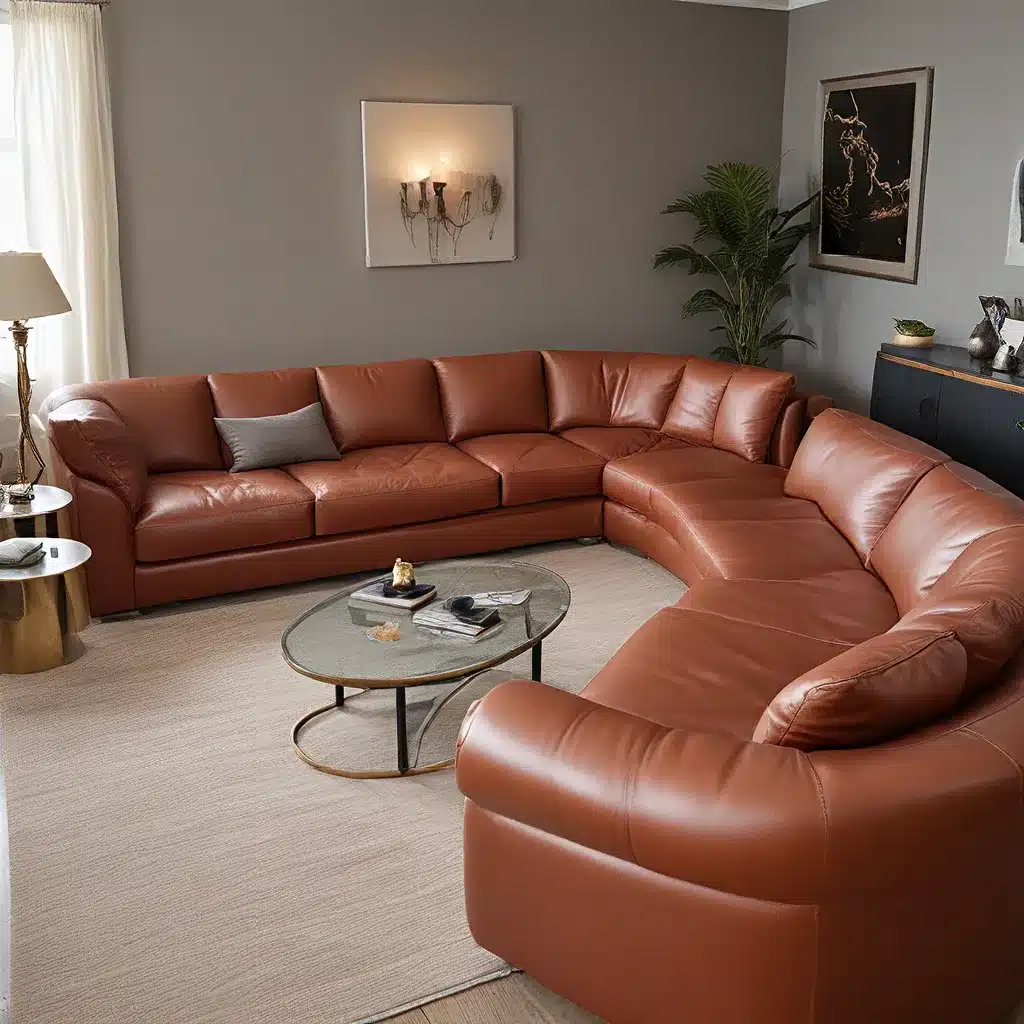 Lounging in Luxury: Custom Leather Sofas