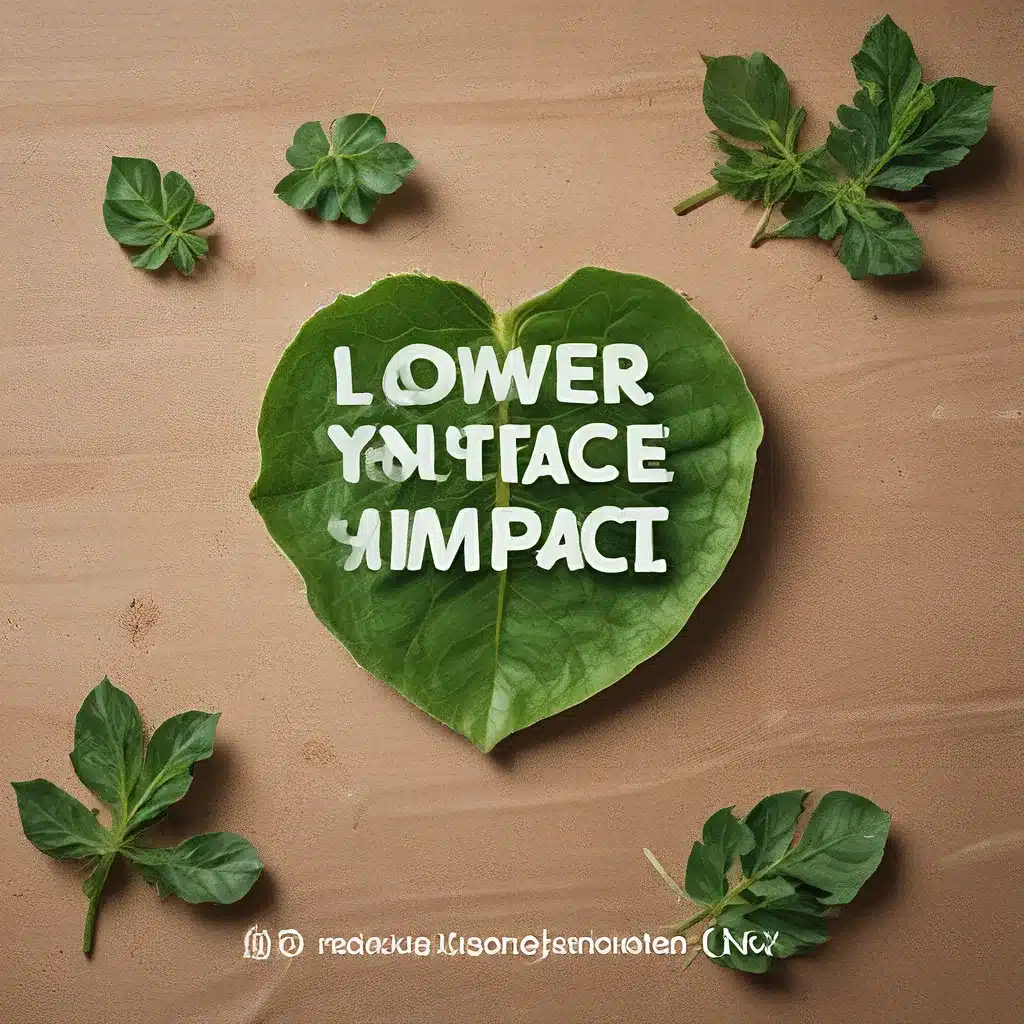 Lower Your Impact, Live Sustainably