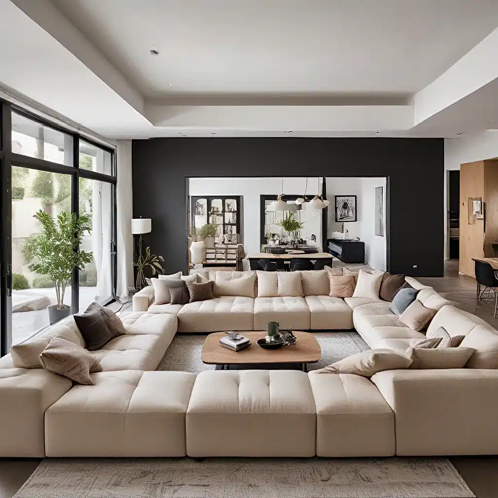 Make A Statement With A U-Shaped Sofa