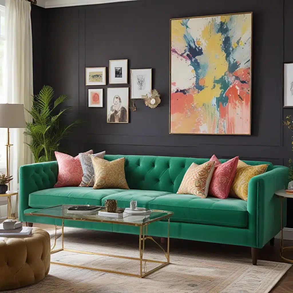 Make a Bold Statement with Vibrant Accent Sofas