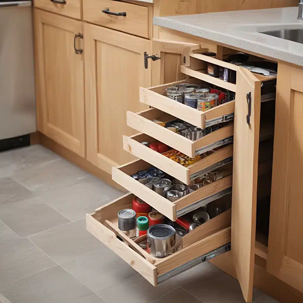 Maximize Narrow Cabinets with Clever Storage Solutions