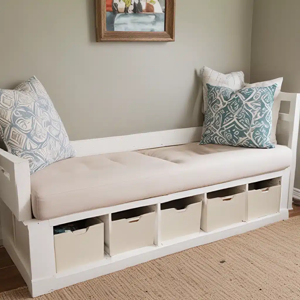 Maximize Sofa Storage with DIY Bench Seating