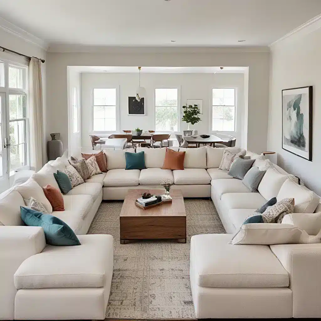 Maximize Your Square Footage: U-Shaped Sofa