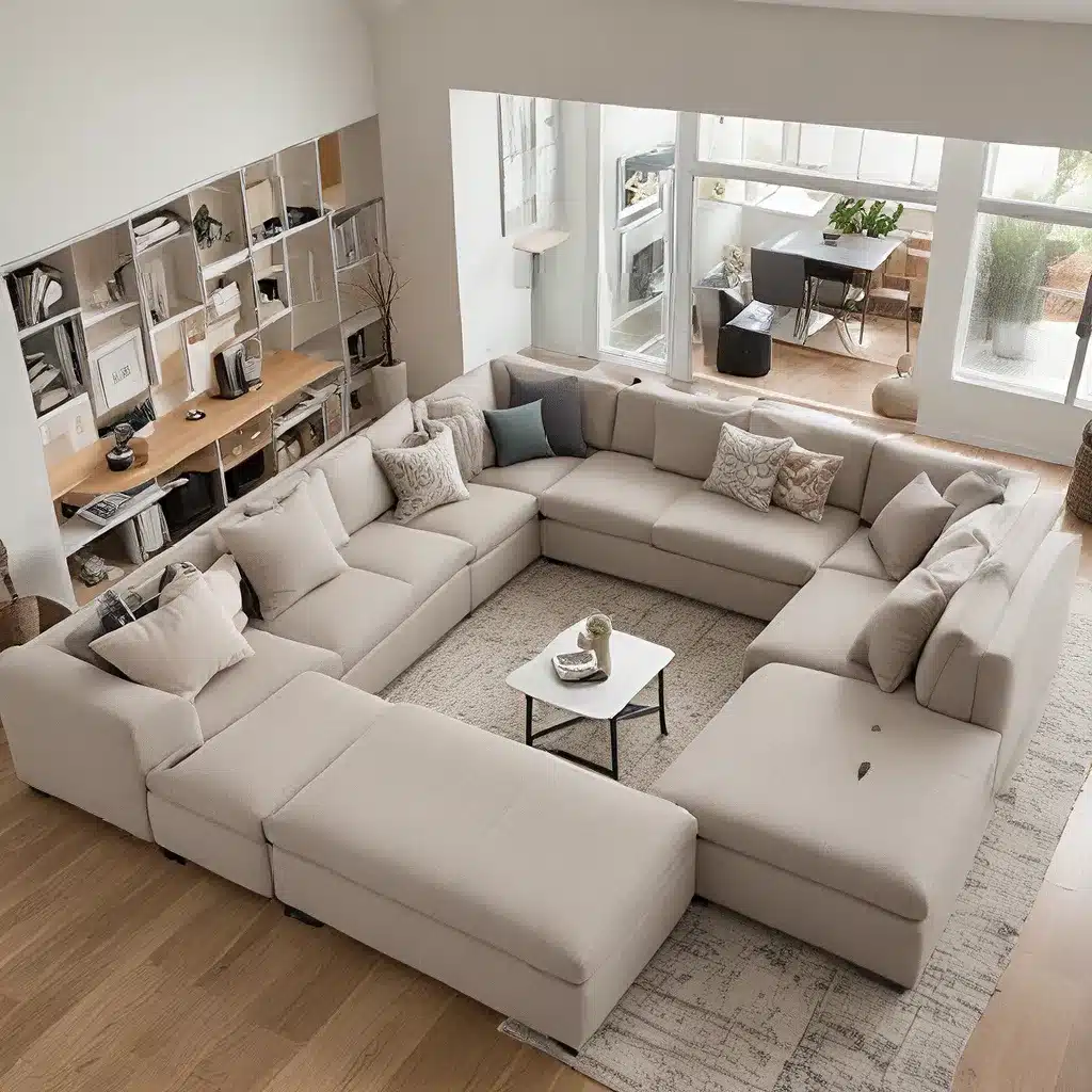 Maximizing Floor Space With Custom Sectional Arrangements