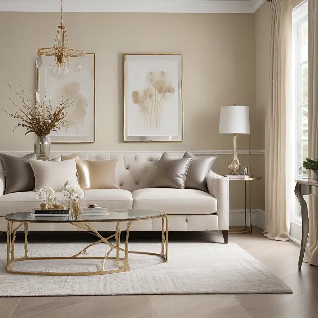 Metallic Accents Add Refinement to Neutrals