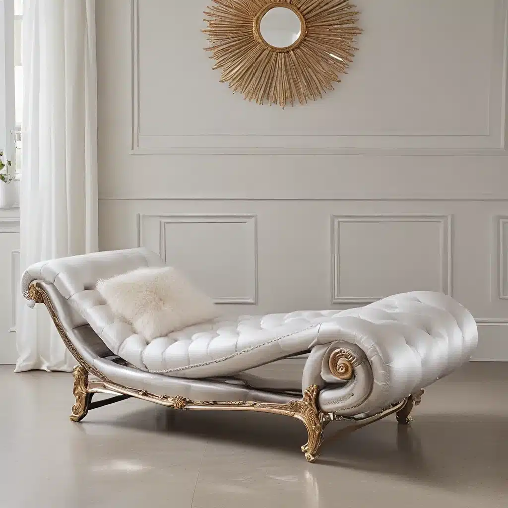 Metallic Accents: Elevating Chaise Longues with Radiant Touches