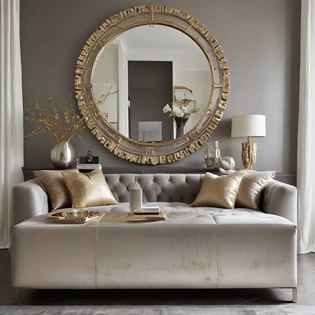 Metallic Touches Lend Luxe Appeal