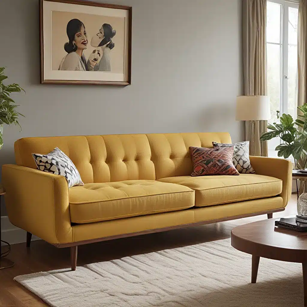 Mid-Century Charm: Custom Sofas with Retro Flair