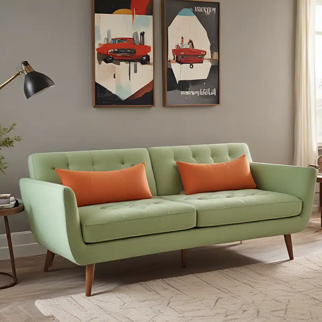 Mid-Century Flair: Retro-Inspired Bedroom Sofas