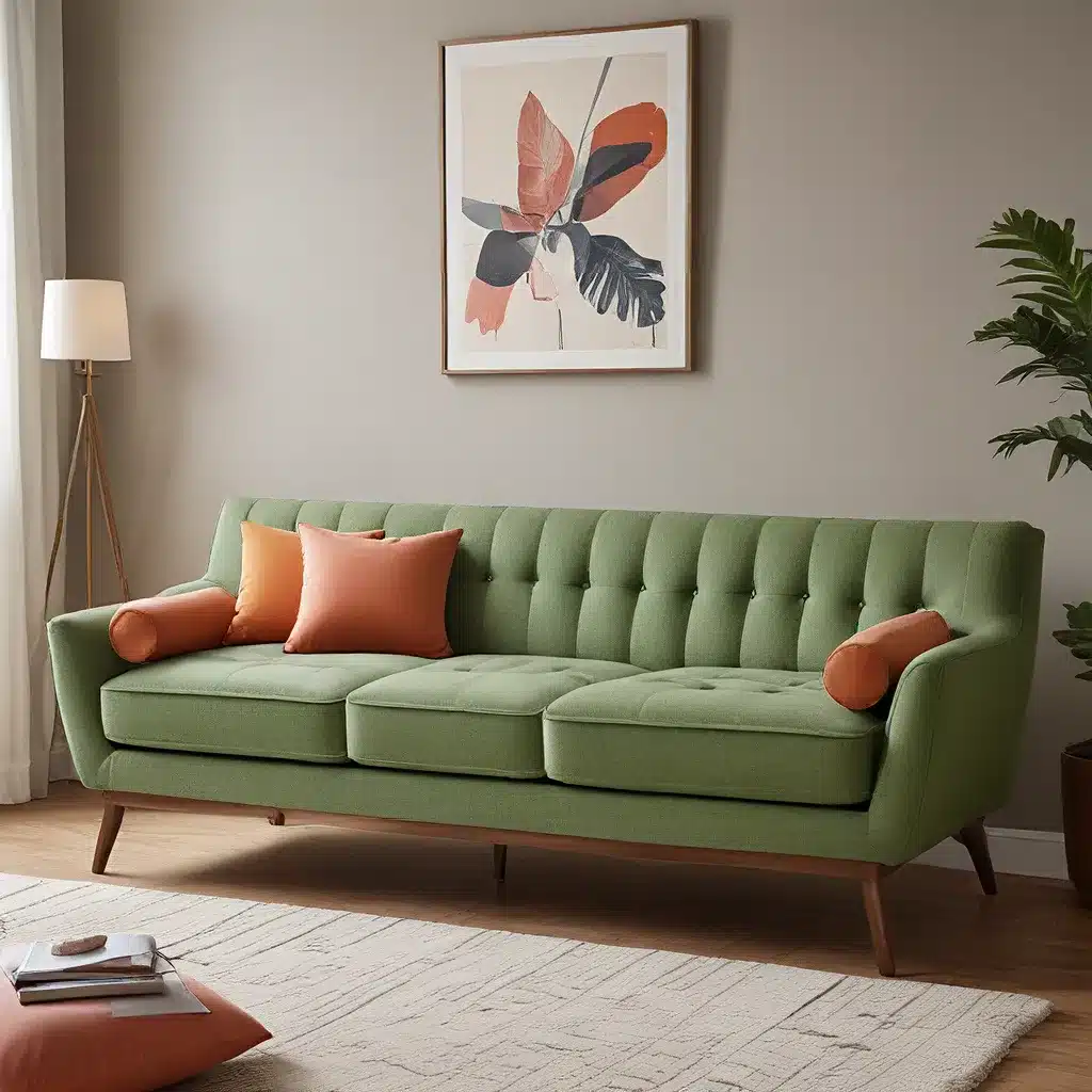 Mid-Century Modern Flair: Retro-Inspired Bedroom Sofas