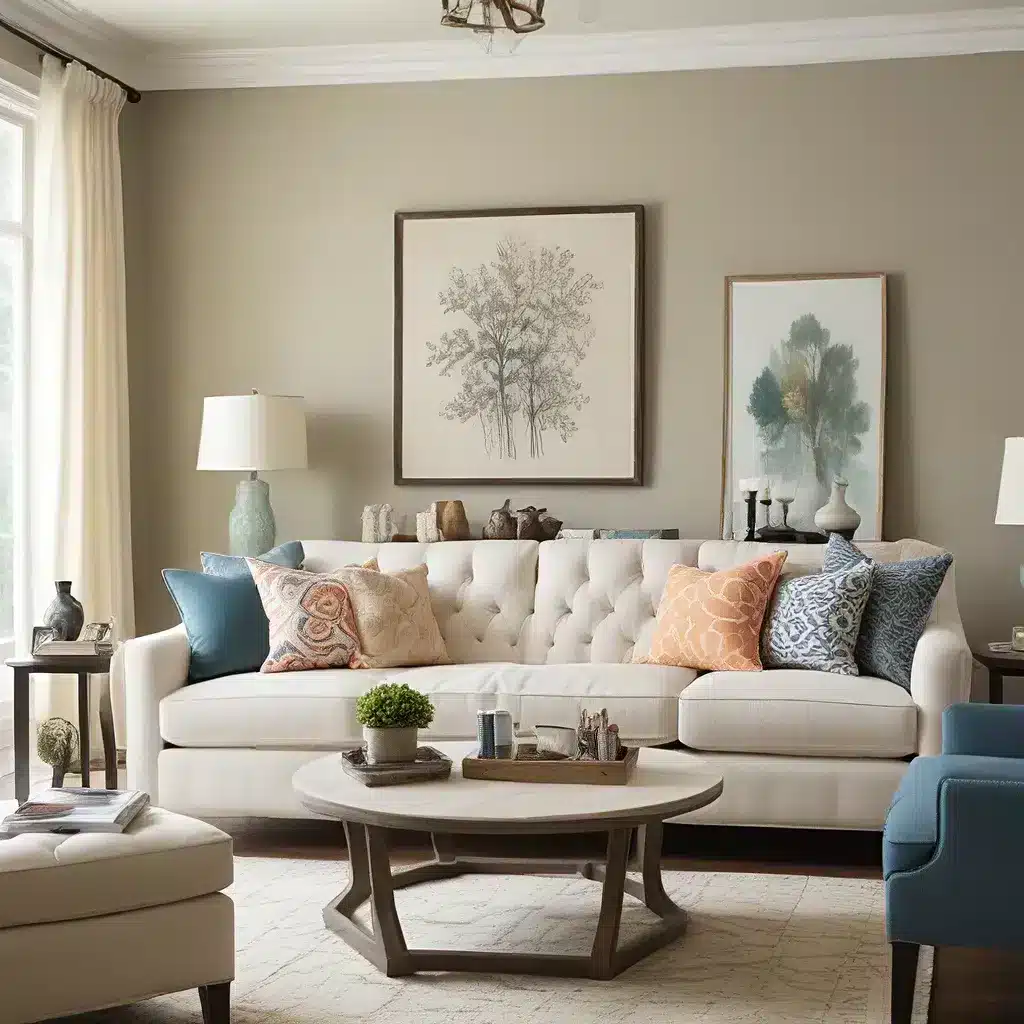 Mix and Match: Coordinating Sofa and Accent Colors