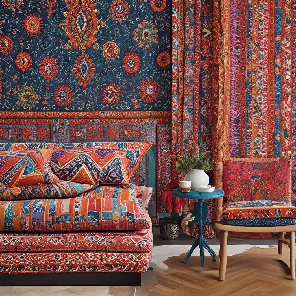 Mood-Boosting Accents: Vibrant Textiles and Patterns