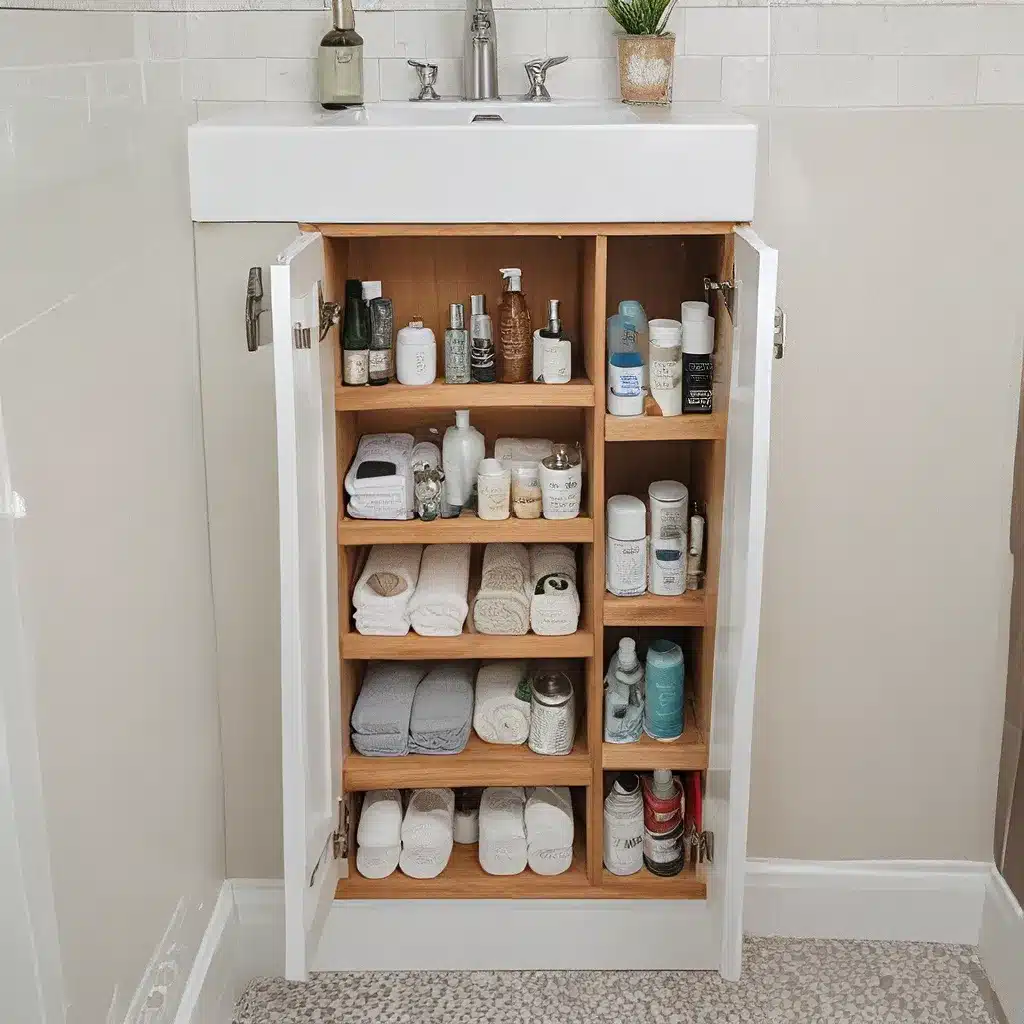 Narrow Bathroom Storage Hacks