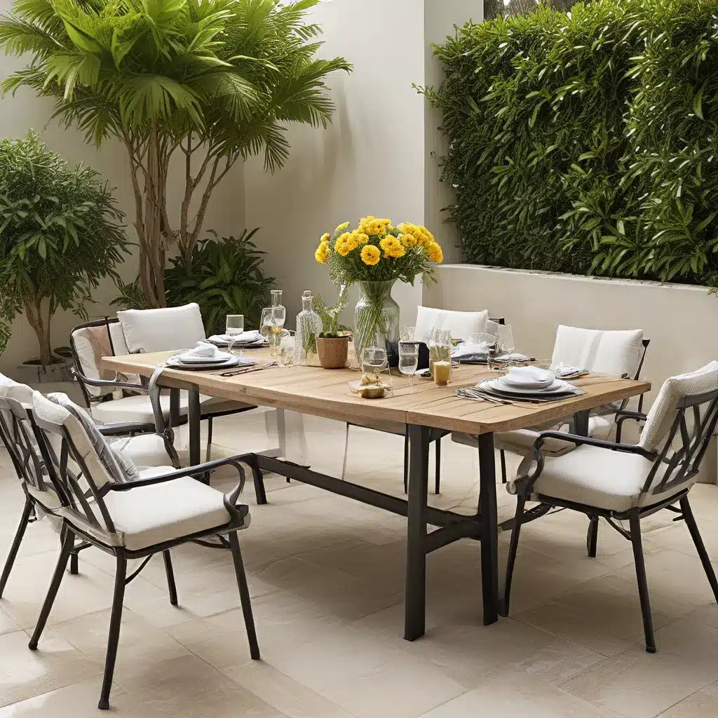 Outdoor Entertaining: Stylish Patio Furniture for Alfresco Dining