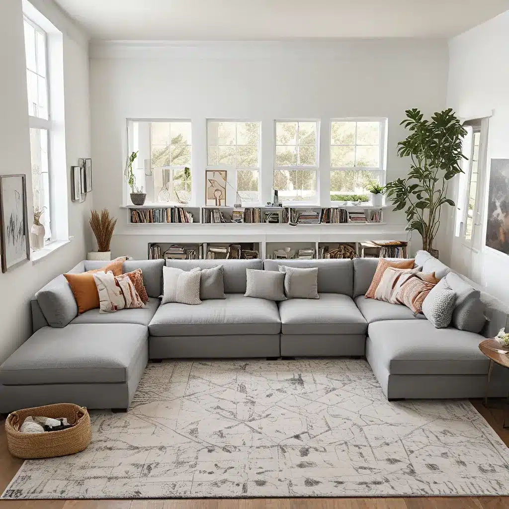 Oversized Modular Sectionals Maximize Space