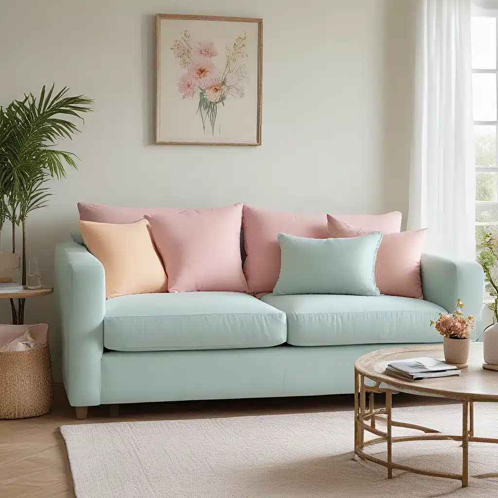 Pastel Paradise: Soft Hues for a Springtime Sofa Makeover