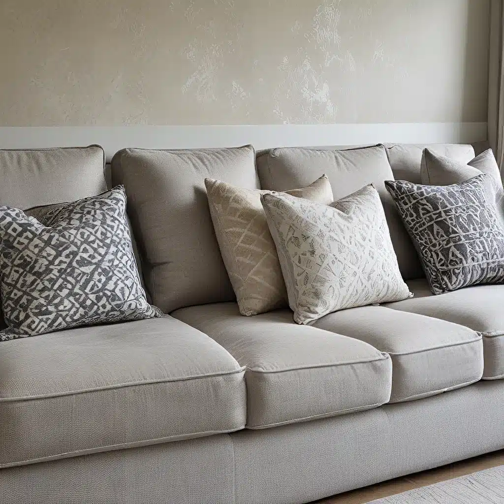 Pattern and Texture Play in Sofa Styling