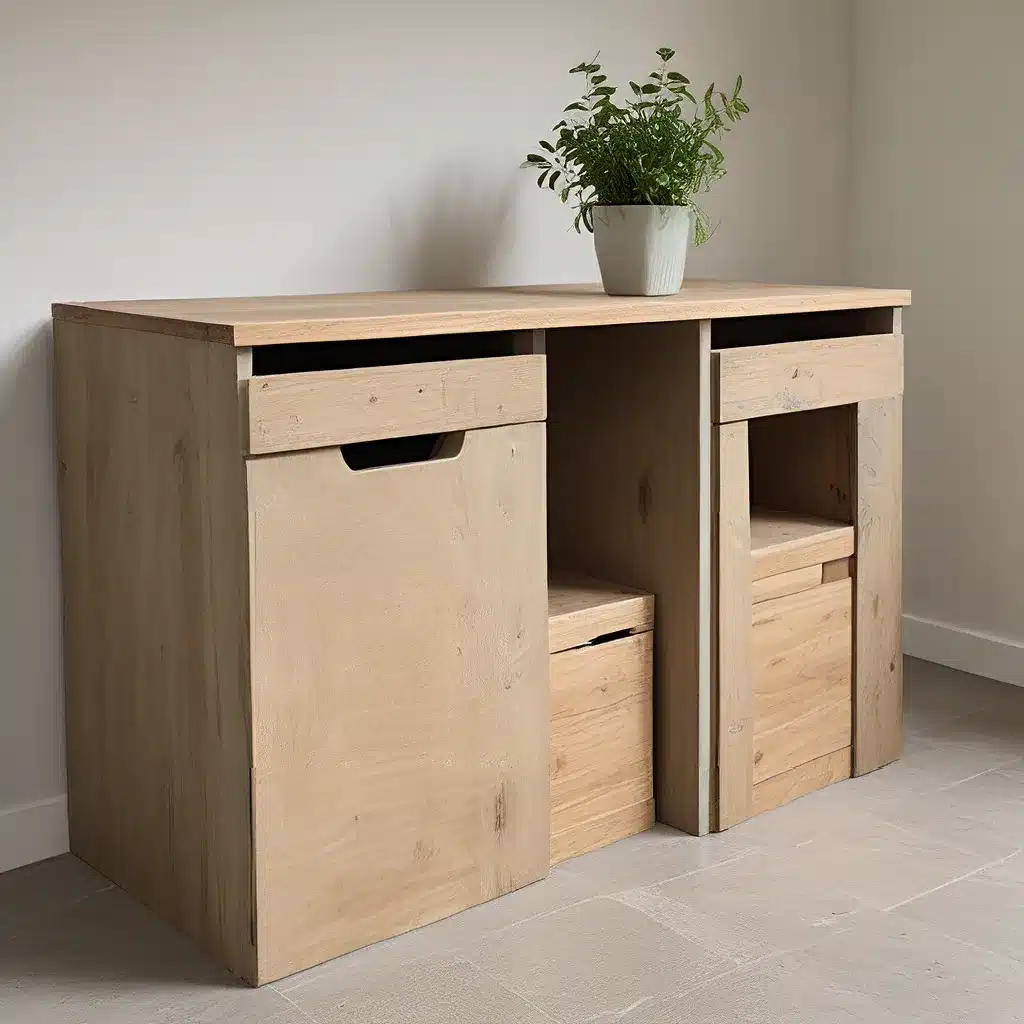 Pedestals Double as Storage Units