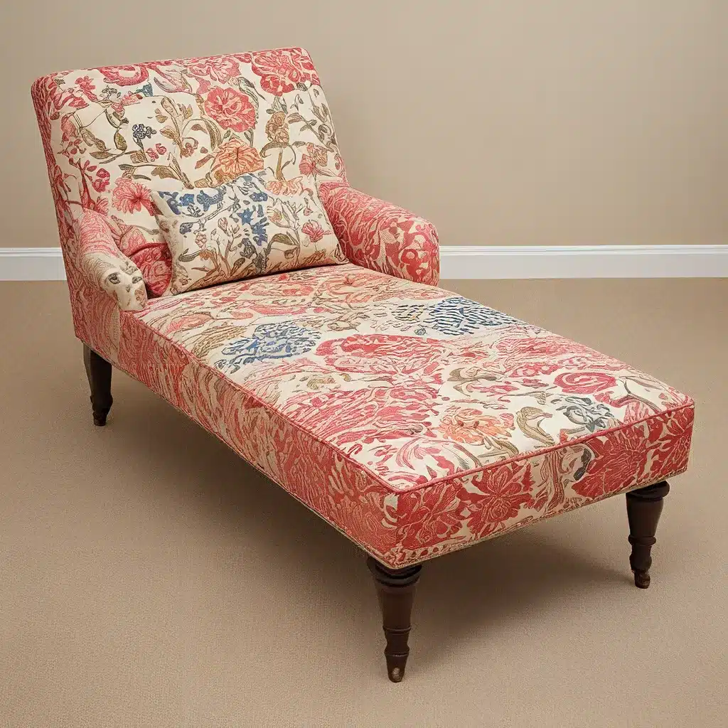 Personalized Patterns: Upholstery for One-of-a-Kind Chaise