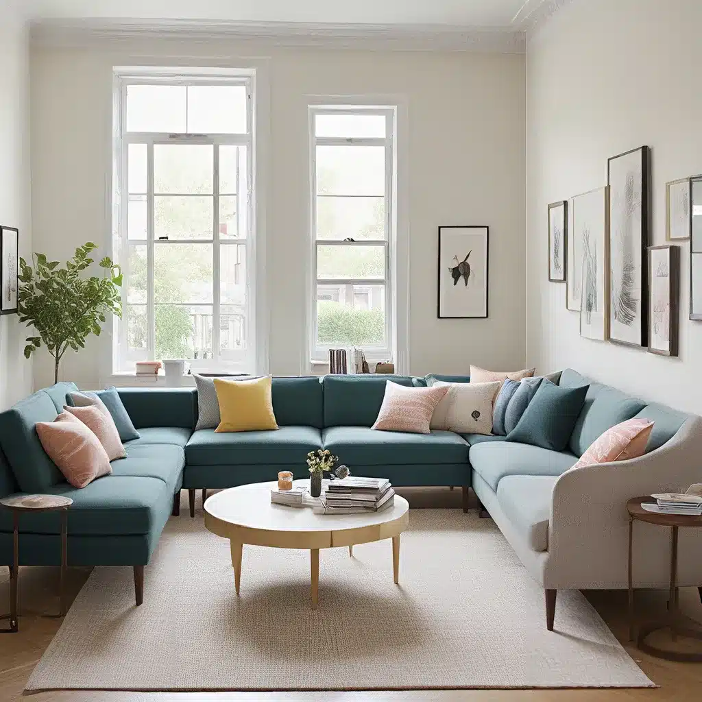 Petite Sofas to Maximize Seating