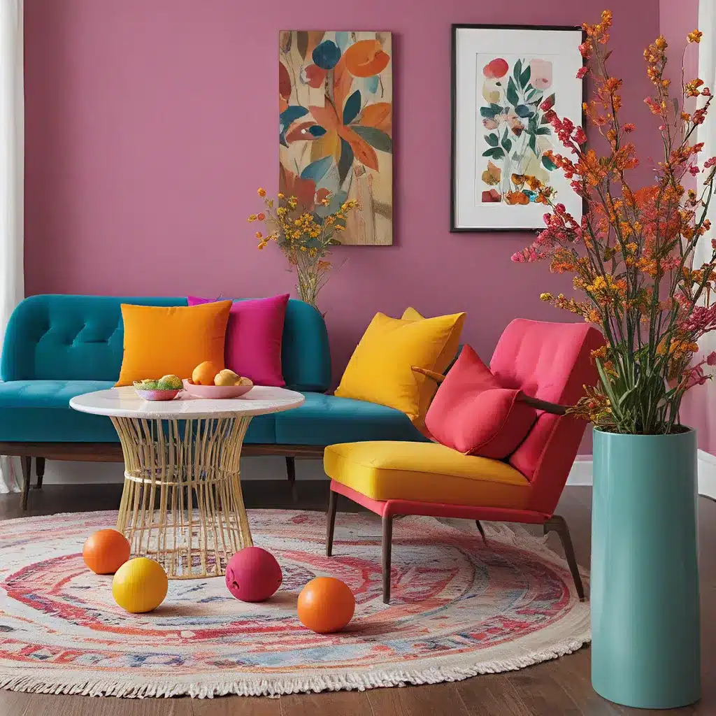 Playful Pops of Color Lift the Mood