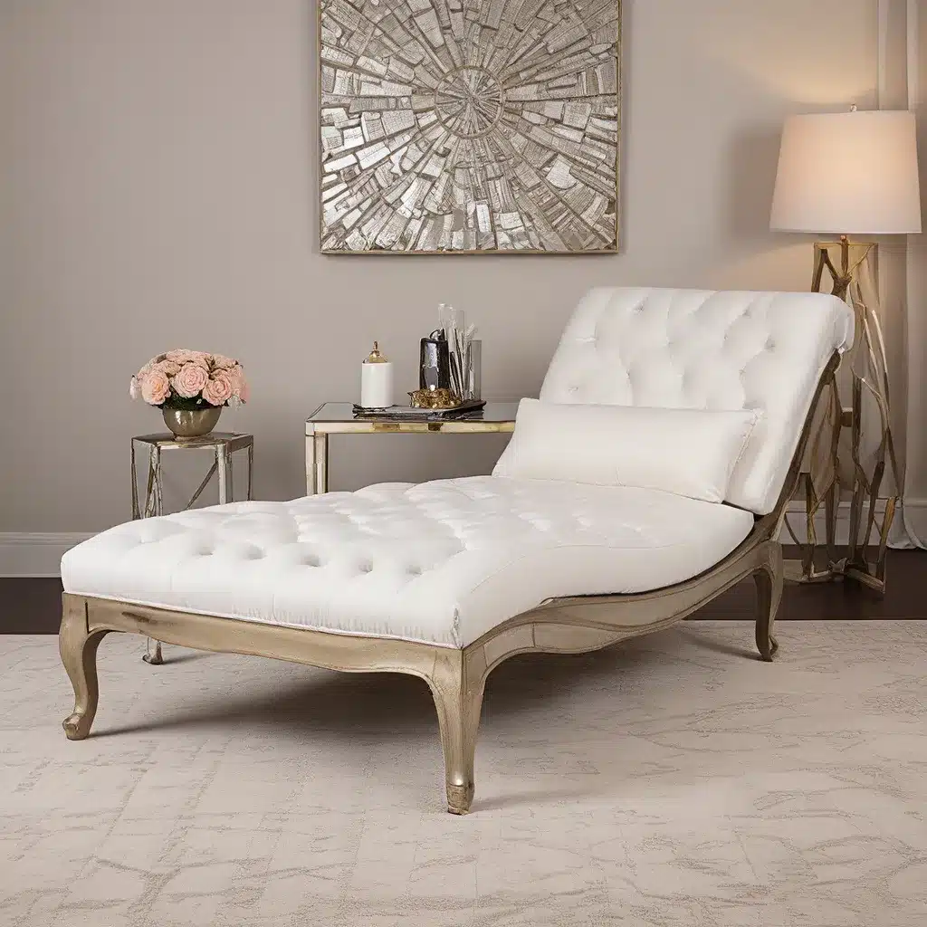 Radiant Retreat: Metallic Accents for Glamorous Chaise Lounges