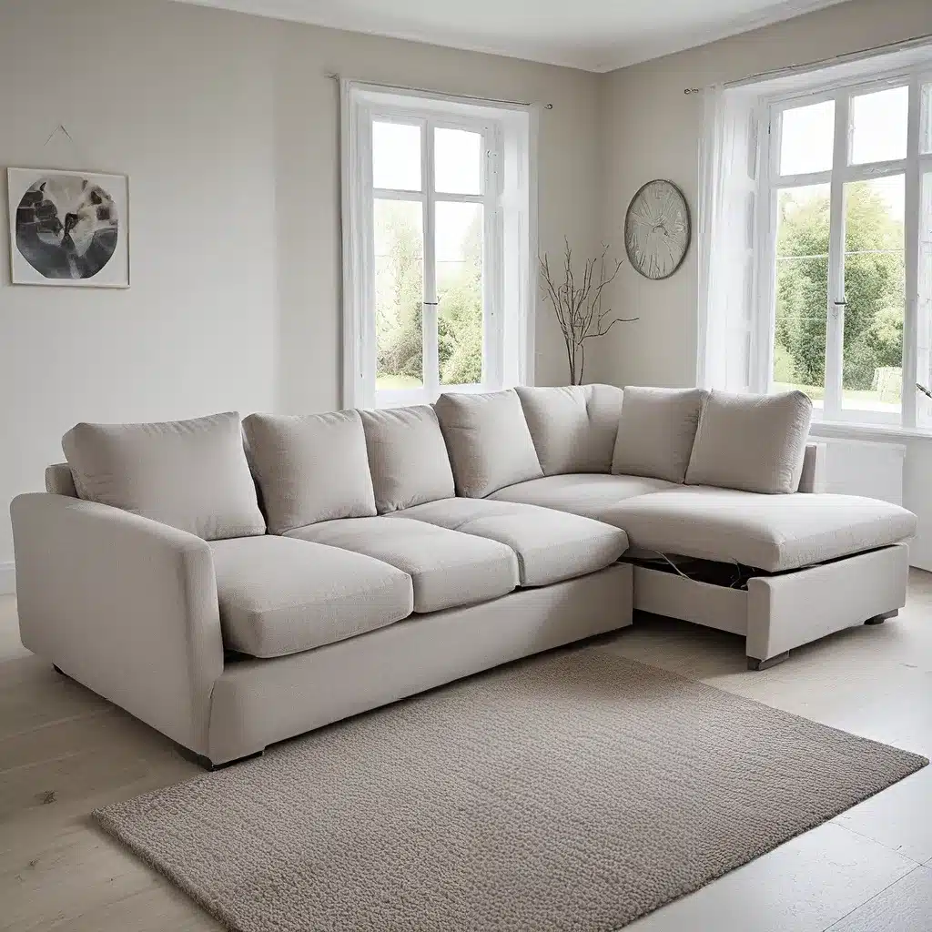 Redefining Relaxation: Plush and Practical Corner Sofa Beds