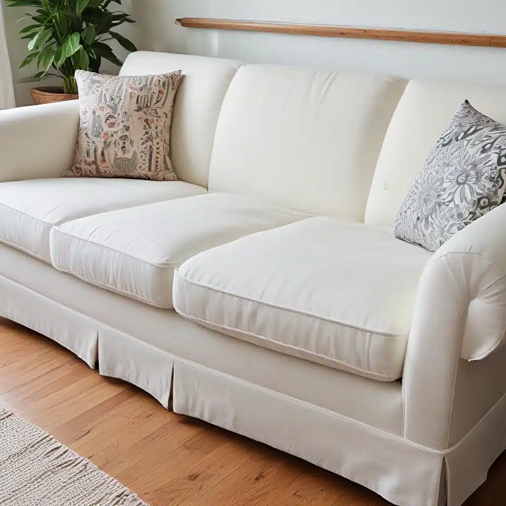 Refreshing a Worn Sofa with Clever DIY Updates