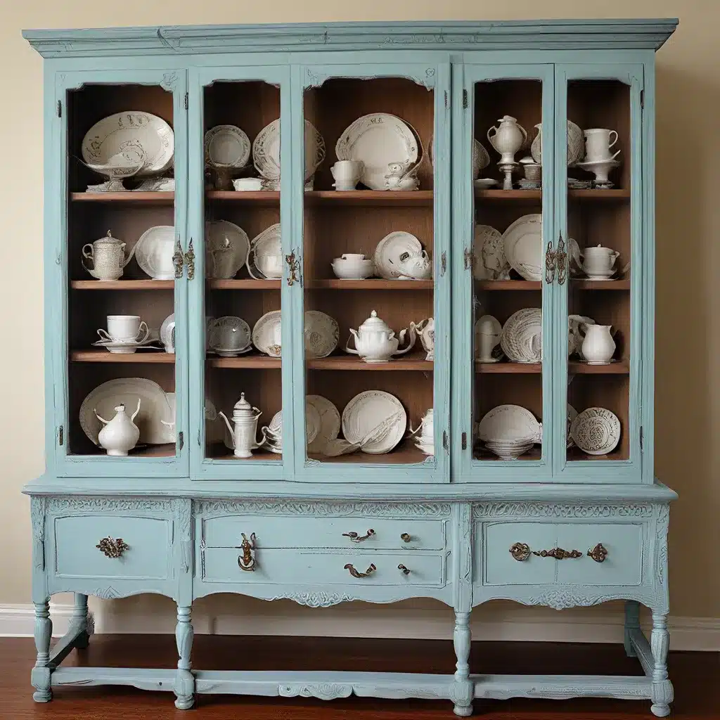 Reimagine Old China Cabinets with Chalk Paint