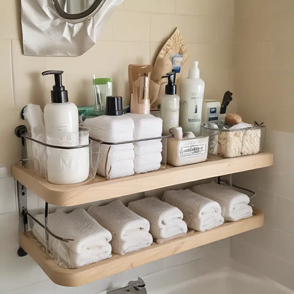 Repurpose Everyday Items for Bath Organization