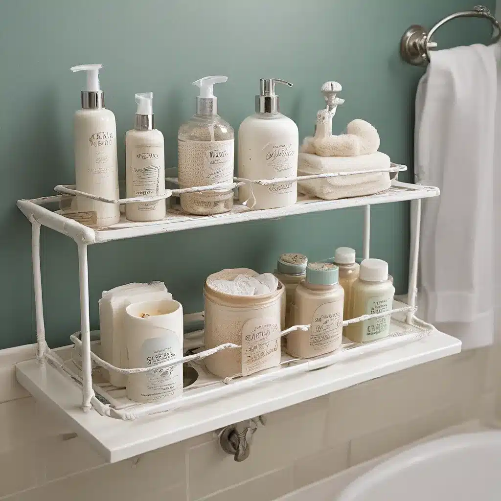 Repurpose Household Items for Unique Bath Organization