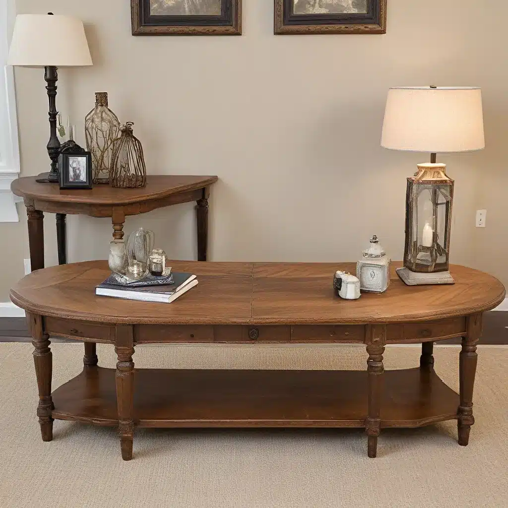 Repurpose Old Furniture Into Unique Sofa Tables