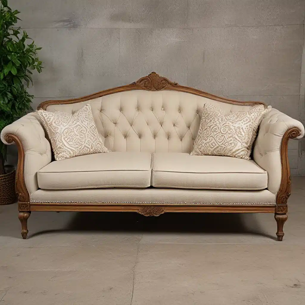 Repurpose Old Furniture into Unique Sofa Accents