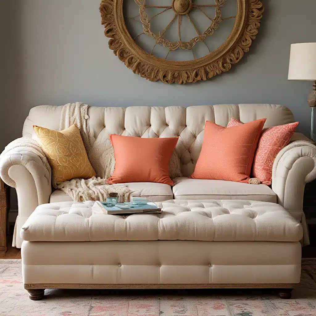 Repurpose Unexpected Items into Trendy Sofa Accents