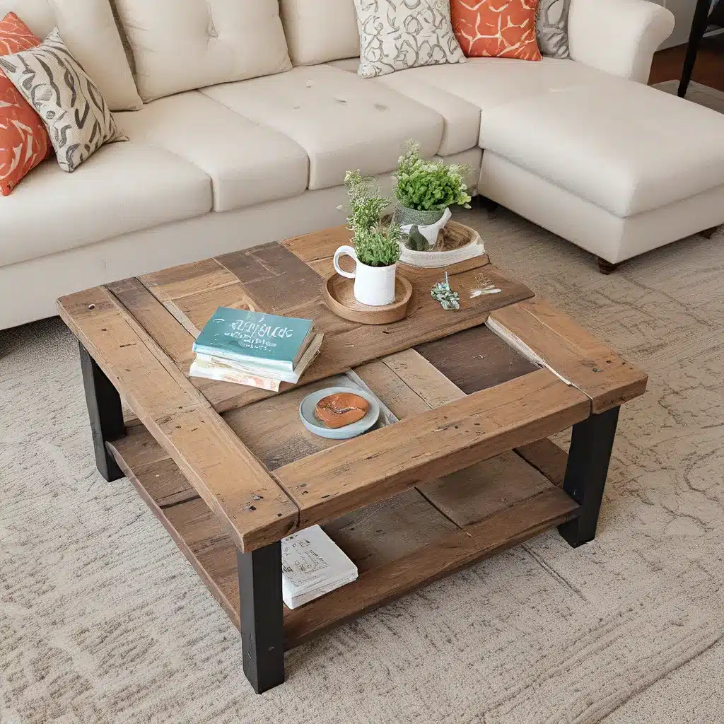 Repurpose an Old Door into a Stylish Coffee Table