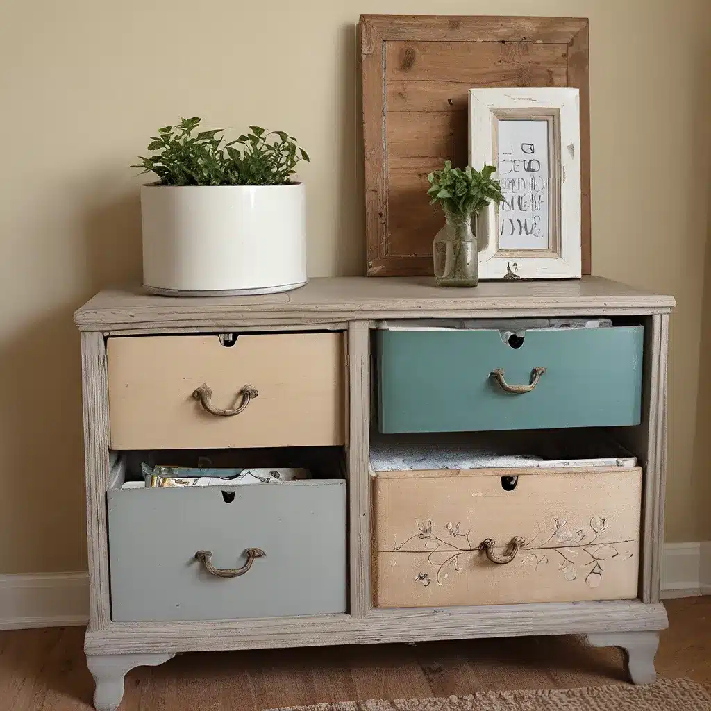 Repurposed Furniture As Storage