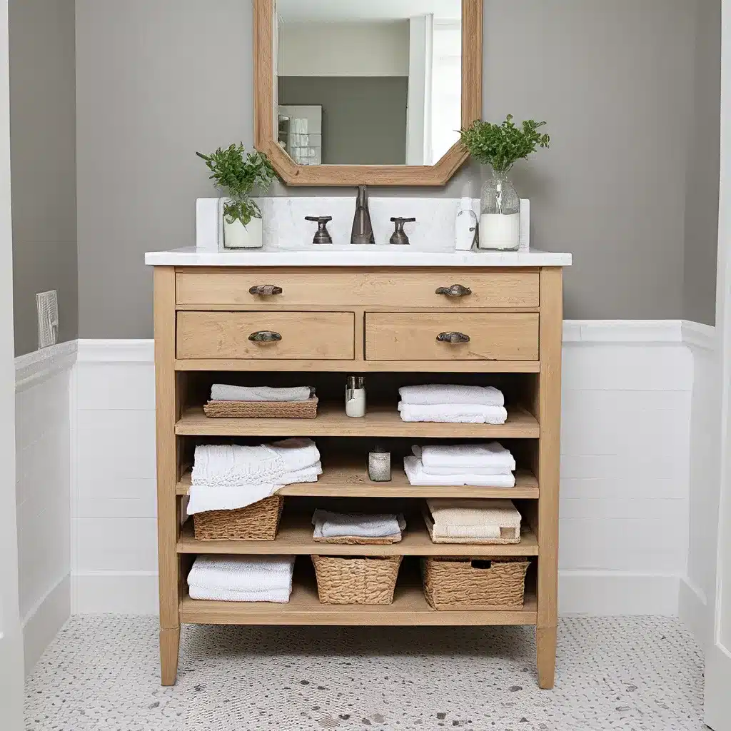 Repurposed Furniture as Chic Bathroom Storage: Elevate Your Space