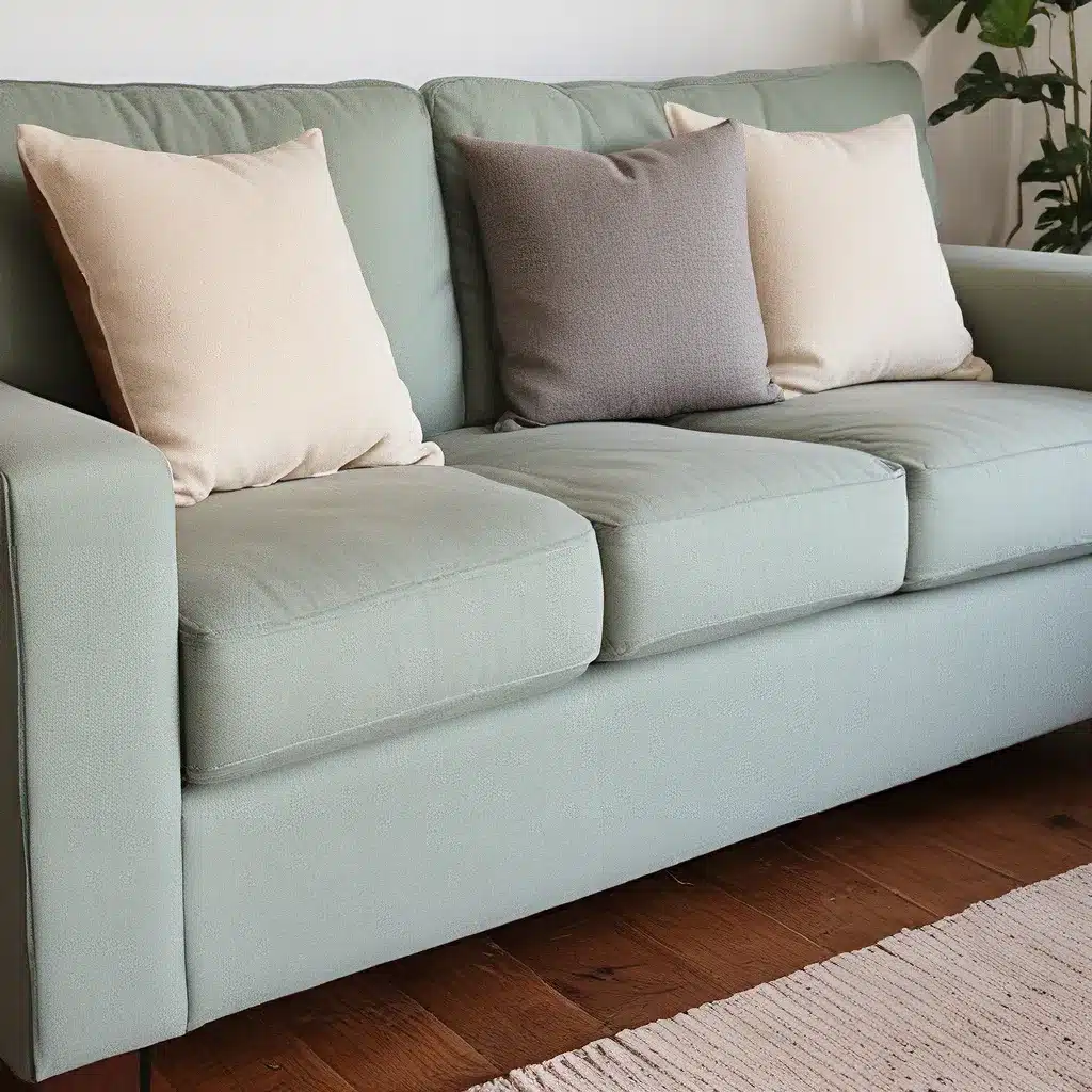 Revive Tired Sofa Fabric with This DIY Treatment