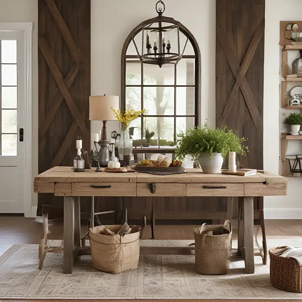 Rustic Refinement: Farmhouse-Style Accents with Modern Flair