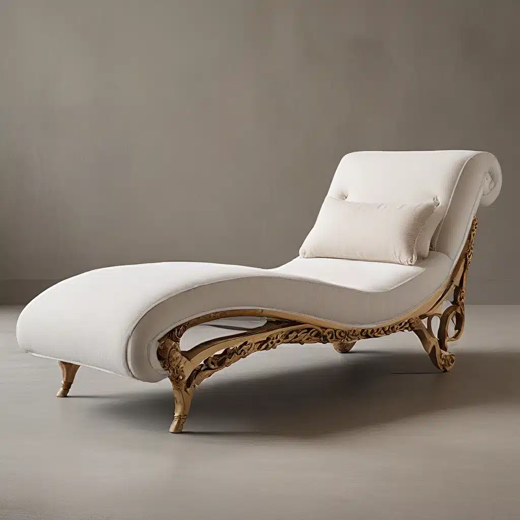 Sculpted Sophistication: Chaise Longues with Artful Details