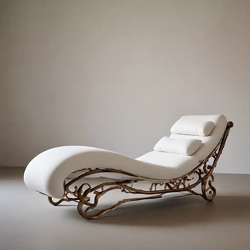 Sculptural Allure: Chaise Longues with Artful Details